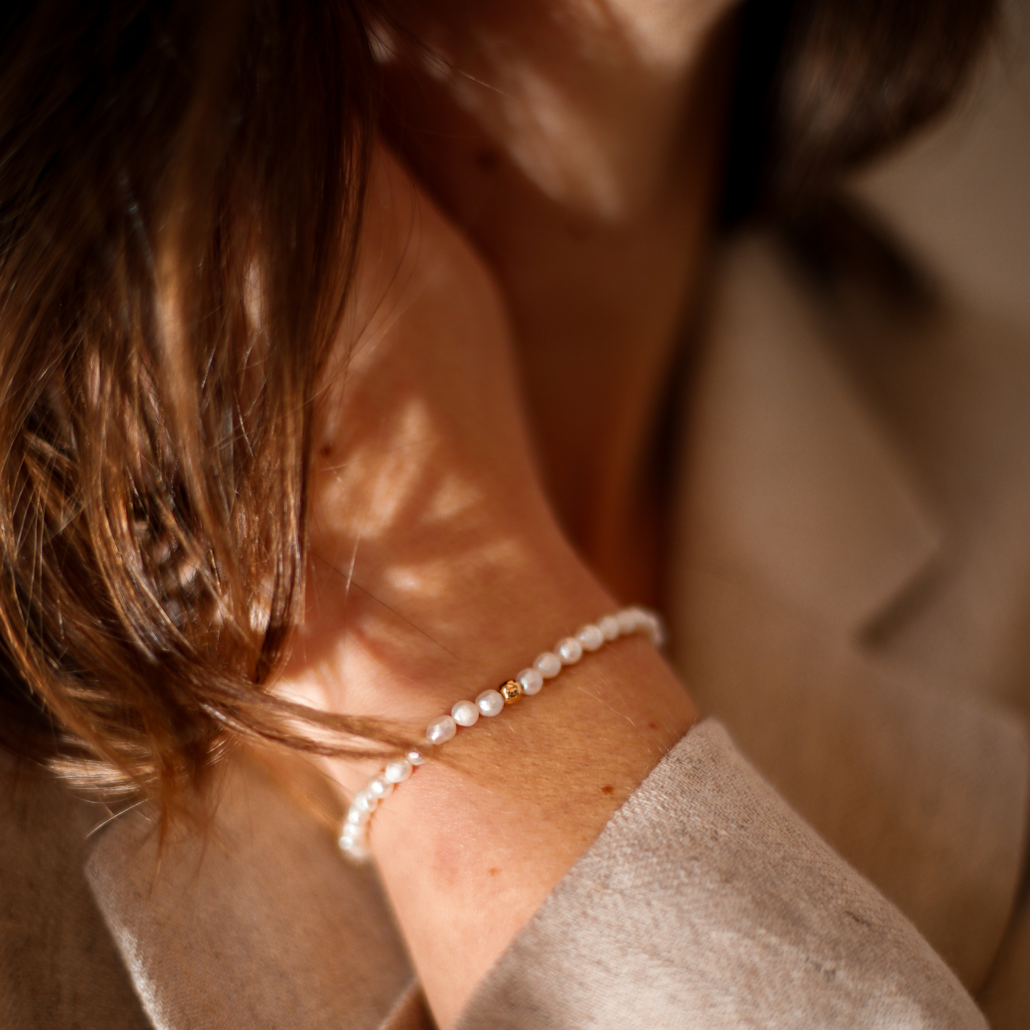 Bracelet perles d'eau douce