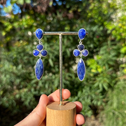 Boucles d’oreilles lapis lazuli