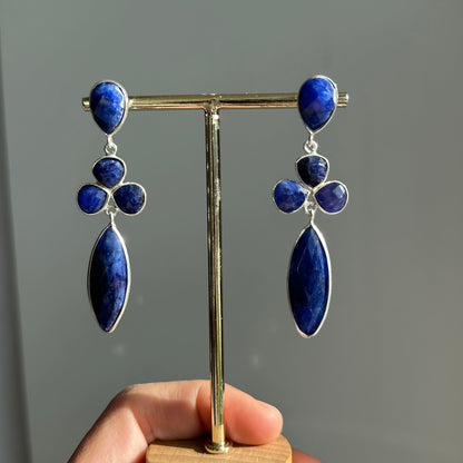 Boucles d’oreilles lapis lazuli