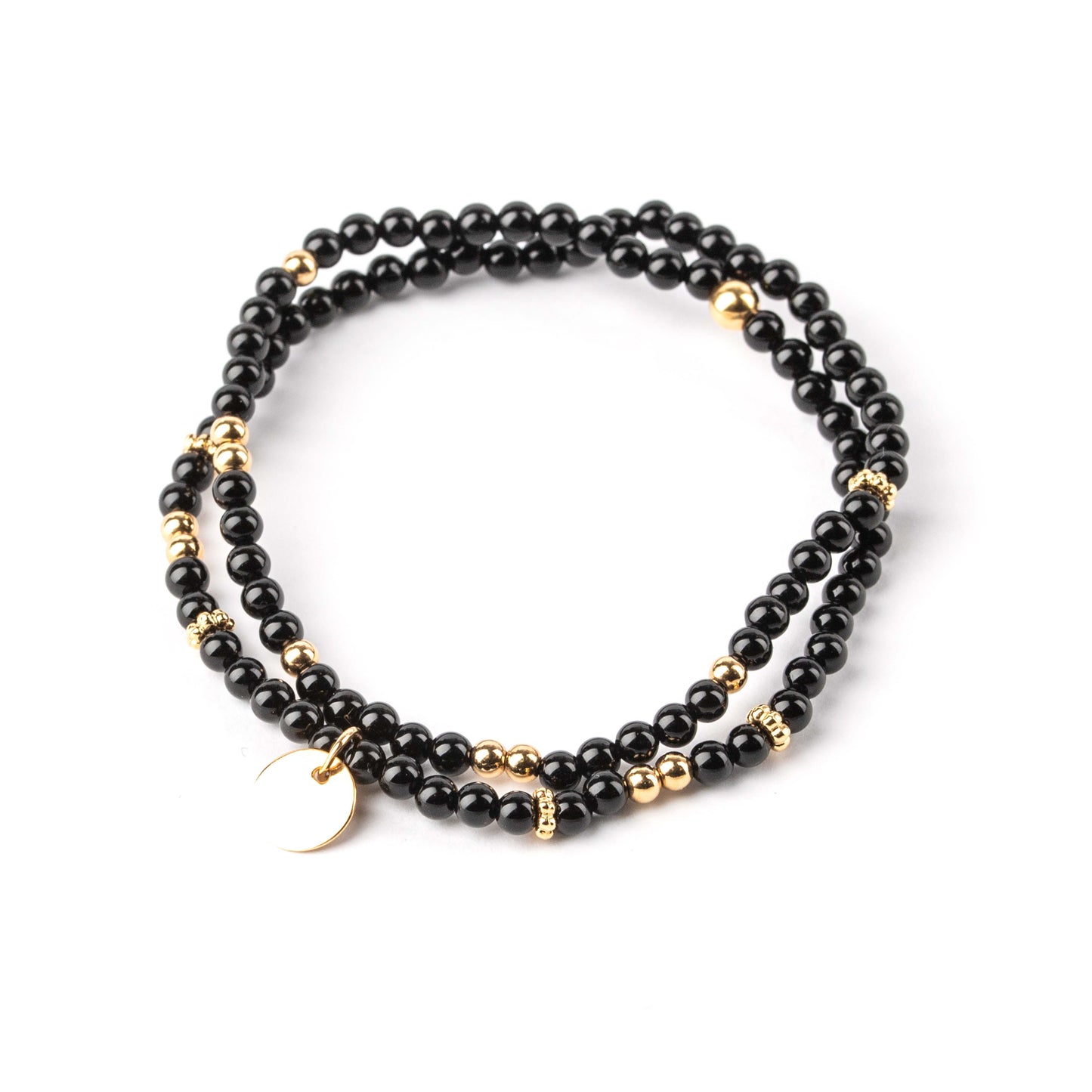 Bracelet double Onyx