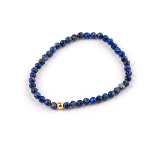 Bracelet Lapis lazuli à facette