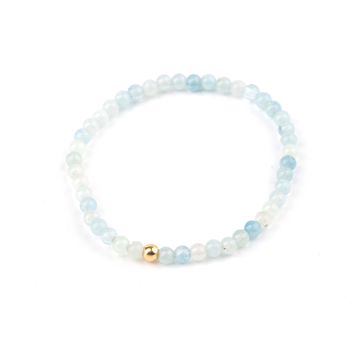 Bracelet en aigue-marine – pierres naturelles