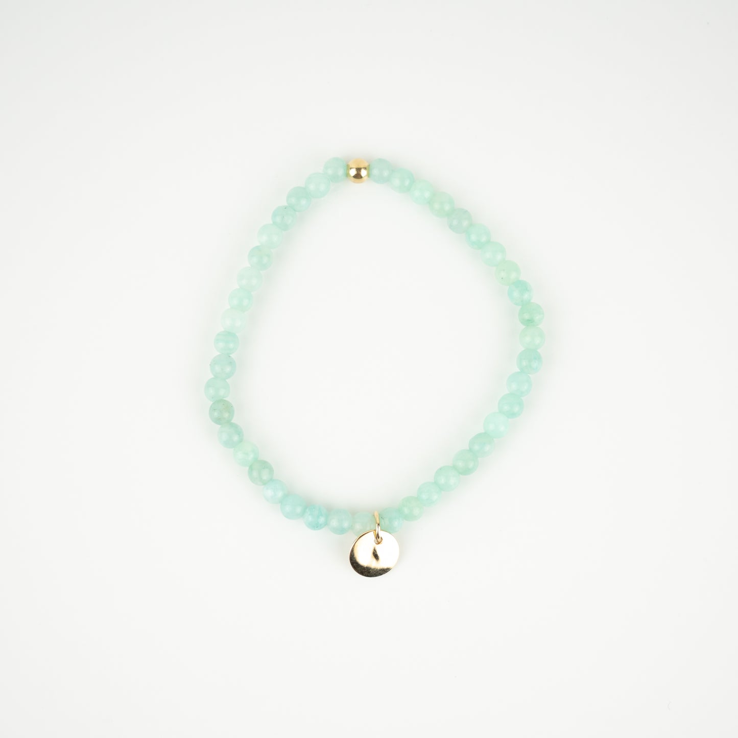 Bracelet Amazonite médaille – pierres naturelles