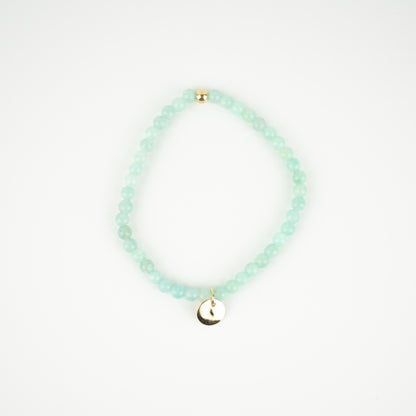 Bracelet Amazonite médaille – pierres naturelles