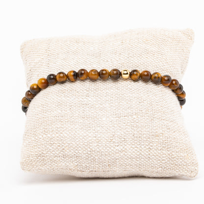 Bracelet en œil-de-tigre – pierres naturelles