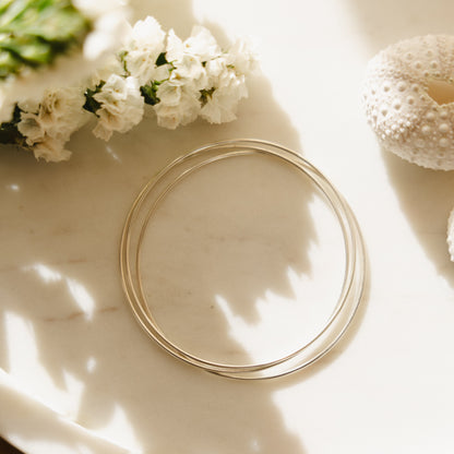 Jonc fin en argent 925 – bijou minimaliste