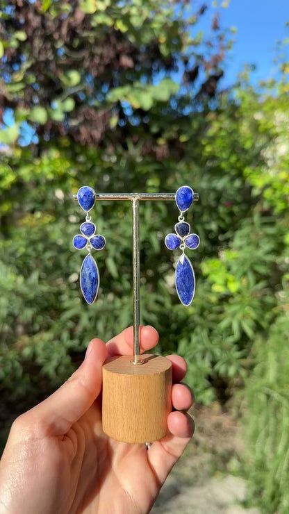 Boucles d’oreilles lapis lazuli