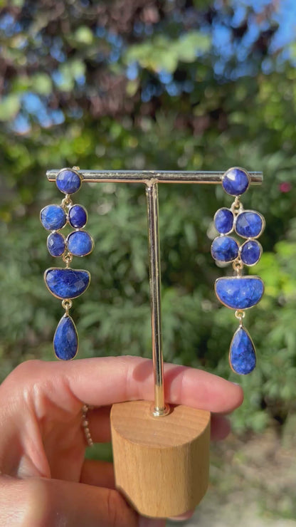 Boucles d’oreilles lapis lazuli